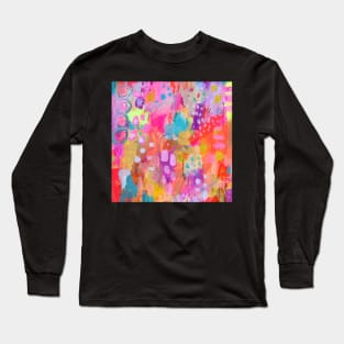 Super Bright Abstract Long Sleeve T-Shirt